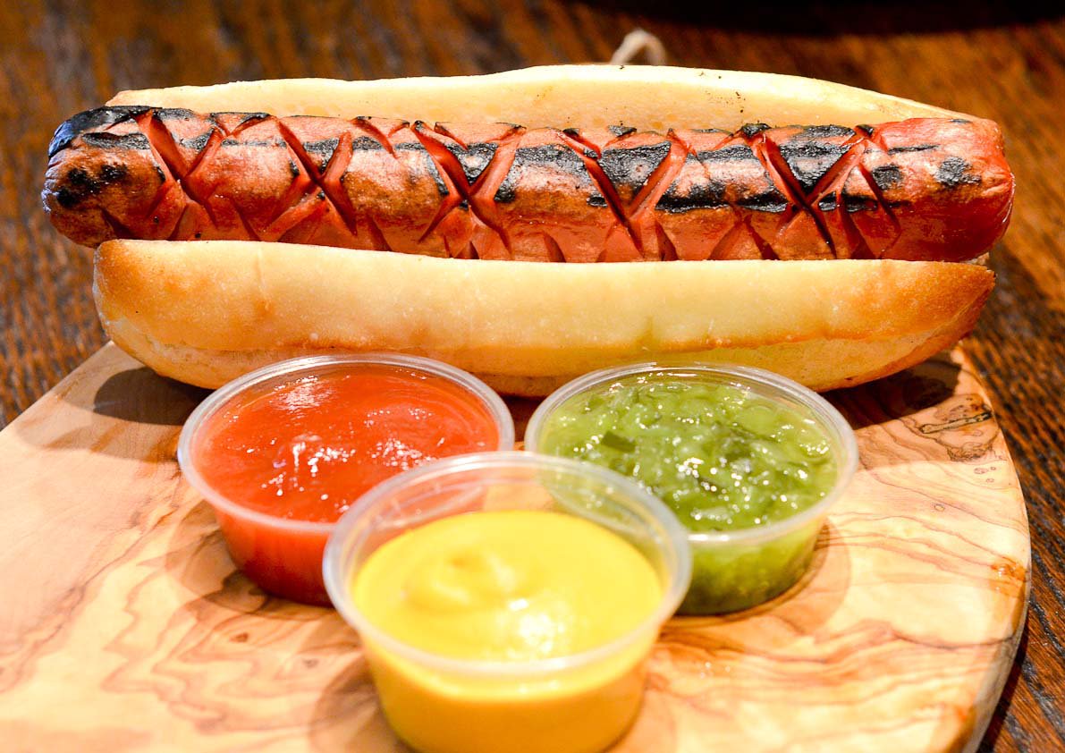 Jumbo Dog Jr. - All-beef hot dog with fries....